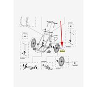 Axe de roue pour chariot Thule CX1