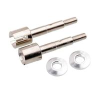 Axe de Roue RC Metal 101228, 2 pièces, for HPI Racing 1/10, for Camion Bullet 3.0 St/MT(Army Green)