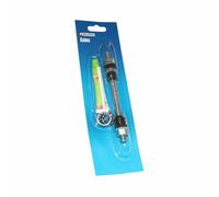 Axe de roue vtt avant plein chrome weldtite d 9 x 140mm avec graisse et cage a b