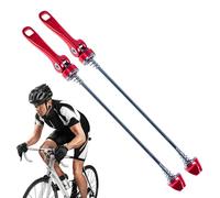 Axe de serrage rapide pour vélos, 1 paire de leviers de blocage rapide pour vélos avec fermeture rapide | Composants de vélo à haute résistance avec précision pour un entretien et une réparation
