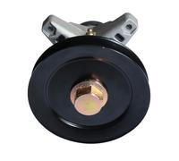 Axe de tondeuse en acier 918 à 04127 avec poulie à courroie 4 boulons galvanisés - Compatible avec Decks Cadet 54" Lt1000/lt1024/slt1554/gt1500 Oregon à partir de 82 pour 412 Rotary 11963