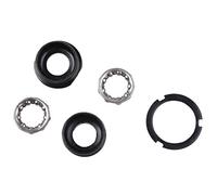 Axe de vélo - Pédalier fixe pour vélo - Trou carré - En acier - Tonalité forte - Klaxon de montagne - Accessoire de cyclisme - Béquille - Base de vélo - Support de bouteille d'eau - Bouchon de