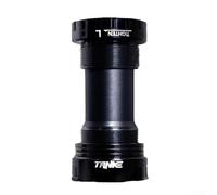 Axe de vélo robuste et en aluminium pour réservoir BB68 avec transfert de puissance efficace (noir)