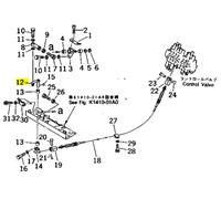 AXE DE VERROUILLAGE - KOMATSU - 20T-43-72231