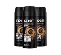 AXE Deo spray Dark Temptation Déodorant sans aluminium avec une protection efficace contre les odeurs corporelles, 3 X 150 ml