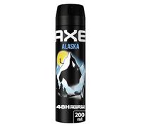 Axe Déodorant Homme Spray Alaska – 48h non-stop frais – Parfum bergamote et air marin – 200 ml