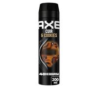AXE - Déodorant Homme Spray - Cuir & Cookies - 48h non-stop frais - Parfum cuir et délicieux cookies - 200ml