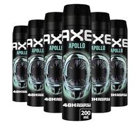AXE - Déodorant Homme Spray - Apollo - 48h non-stop frais - Parfum sauge et bois de cèdre - lot 6x200ml