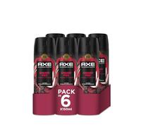 AXE - Déodorant Homme Spray - Cherry Fizz - Collection Prestige - Spray Anti-transpirant - Fraîcheur 72h non stop - Parfum frais de pomme, eucalyptus, ambre et cerise - lot 6x150ml