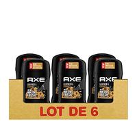 AXE Déodorant Homme Stick Cuir & Cookies, 48h non-stop frais, (Lot de 6x50ml)