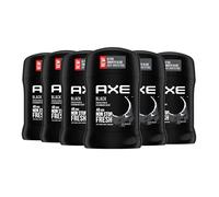 Axe Déodorant Noir - Déodorant Homme Stick - Parfum de Poire Gelée et de Bois de Cèdre - Lot de 6 x 50 ml - Paquet Économique