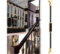 Axe d'escalier réglable en aluminium et rails de rampe - Poteaux de clôture de sécurité durables pour un soutien sécurisé de la main courante dans les hôtels, balcons, appartements