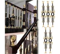 Axe d'escalier réglable en aluminium et rails de rampe - Poteaux de clôture de sécurité durables pour un soutien sécurisé de la main courante dans les hôtels, balcons, appartements