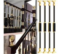 Axe d'escalier réglable en aluminium et rails de rampe - Poteaux de clôture de sécurité durables pour un soutien sécurisé de la main courante dans les hôtels, balcons, appartements