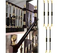 Axe d'escalier réglable en aluminium et rails de rampe - Poteaux de clôture de sécurité durables pour un soutien sécurisé de la main courante dans les hôtels, balcons, appartements