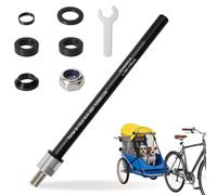 Axe enfichable pour remorque de vélo, M12 P1.0 P1.5 160-172 mm, axe enfichable, longueur de tige réglable pour Thule, Qeridoo, Croozer M12, remorque de vélo