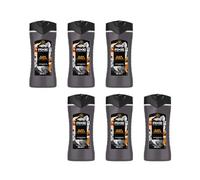 AXE Fine Fragrance Collection Gel douche Premium Black Vanilla 6 x 300 ml pour 12 heures de fraîcheur longue durée donne un parfum spectaculaire sous la douche