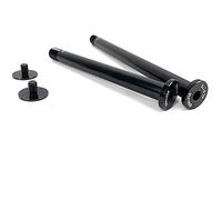 Axe Fourche VéLo,Axe Traversant VéLo Seulement 89g Matériau alliage super léger à travers une brochette d'essieu avant 12 * 100 mm arrière 12 * 142mm Autoroute Skycle Bicycle Bicycle Accessoire de Fou