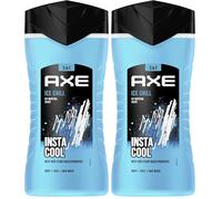 Axe Gel Douche 3 en 1 Ice Chill et Shampooing pour une fraîcheur et un parfum longue durée Testé dermatologiquement 250 ml (1 pièce) (Lot de 2)