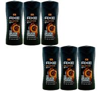 Axe Gel Douche DARK TEMPTATION 6 x 400 ml Corps Visage Cheveux Chocolat Noir