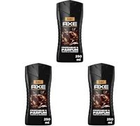 AXE - Gel Douche Homme 5en1 Dark Temptation - 24h Hydratant - 87% d'Ingrédients d'origine naturelle - parfum chocolat gourmand - 250ml (Lot de 3)
