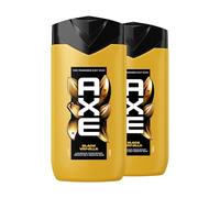 AXE Gel Douche Homme Ultime Black Vanilla - 12h de fraîcheur - parfum frais et gourmand de vanille, orange et bois de santal - lot de 2x225ml