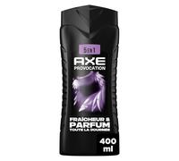 AXE - Gel Douche Multi-Usage Fraîcheur Noix de Coco & Poivre Noir, Nettoie Corps, Visage, Cheveux (400mL) - lot de 3 - Vendu par Lot