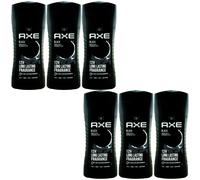 Axe Gel Douche Noir 6 X 400ml 12H Parfum pour Corps Visage & Cheveu Ampoule