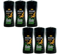 Axe Gel Douche Sauvage Mojito 3in1 6 X 250ml pour Corps - Visage - Cheveu