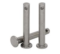 Axe-goupille en acier inoxydable, Goupilles de cheville en acier inoxydable 304 GB882 M3-M20, paquet 52(100mm,M 4 10pcs)