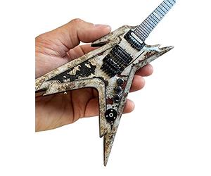 AXE Heaven Dimebag Darrell Dean Razorback Mini Guitare - Modèle de Collection Rust Razorback