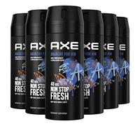 AXE Lot de 6 déodorants en spray pour le corps Anarchy pour lui - 150 ml