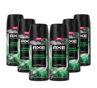 Axe Spray corporel Emerald Geranium de qualité supérieure - Sans sels d'aluminium - Pour 72 h de fraîcheur - 150 ml