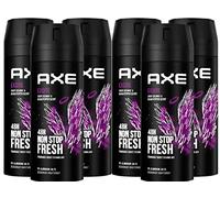 Axe Spray pour le corps Excite sans sels d'aluminium – Lot de 6, 150 ml