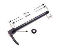 Axe Métallique Noir Pour Vtt, 142x12mm, Brochettes De Roue Arrière 142x12mm, Accessoires De Bicyclette Qr