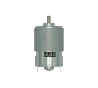 Axe moteur 21 V 755 avec arbre de 5 mm pour meuleuse d'angle et souffleur, construction métallique, design compact, 83 x 44 mm, gris