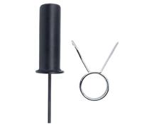 Axe Musculation - Tige Pour Pile De Poids | Broche De Chargement | Avec Collier Ressort, Dégagement Rapide, Pour Ajouter Disques, Salle De Sport Maison Ou Pro, Matériel Renforcement, Presse À Cuisses,