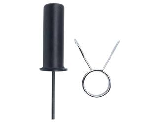 Axe Musculation - Tige Pour Pile De Poids | Broche De Chargement | Avec Collier Ressort, Dégagement Rapide, Pour Ajouter Disques, Salle De Sport Maison Ou Pro, Matériel Renforcement, Presse À Cuisses,