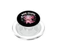 Axe-olotl Axolotl Hache PopSockets PopGrip pour MagSafe