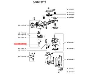 AXE PIGNON SUPPORT ACCESSOIRES POUR PIECES PREPARATION CULINAIRE PETIT ELECTROMENAGER KRUPS - MS-5990453