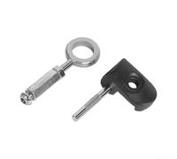 Axe pliable pour remplacement de vis de verrouillage, pour scooter électrique Xiaomi M365/1S/Pro, boulon de verrouillage à charnière en acier inoxydable, pour une conduite sûre et stable