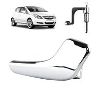 Axe + poignée de porte compatible pour Opel Corsa D (2006-2014) poignée intérieure | avant ou arrière droit (côté passager) - Chromée | 136045 | 13297814 | 13297179 | 13297180