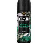 Axe Premium Spray Corporel Emerald Geranium Déodorant sans sels d'aluminium 150ml