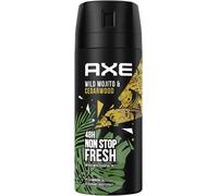 Axe - Spray Corporel Wild Longue Durée Parfum Green Mojito And Cedarwood (Mojito Vert Et Bois De Cèdre), Sans Sels D'aluminium