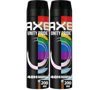 Axe Suprême Déodorant Homme Spray Unity Pride 48h Fraîcheur & Parfum 200ml (Lot de 2)