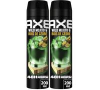 Axe Suprême Déodorant Homme Spray Wild 48h Fraîcheur & Parfum 200ml (Lot de 2)