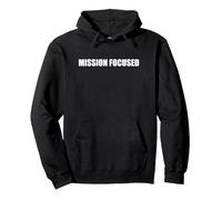 Axé sur la Mission Sweat à Capuche, Unisexe pour Adultes, Noir, XXL