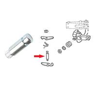 Axe sur pivot de levier de blocage de charnière pour porte coulissante Bay Window