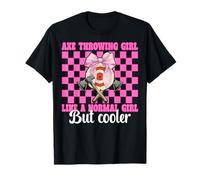 Axe Throwing Girl Like A Normal Girl Thrower Girl Mom T-Shirt