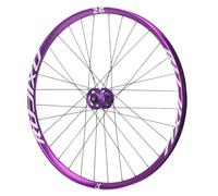 Axe Traversant Boost Vélo Tout Terrain/AM/DH Roue 26/27,5/29in Roues Avant Et Arrière Jante en Alliage D'aluminium Frein À Disque Moyeux 32H pour 7-12 Vitesses(Purple,26in-Front)